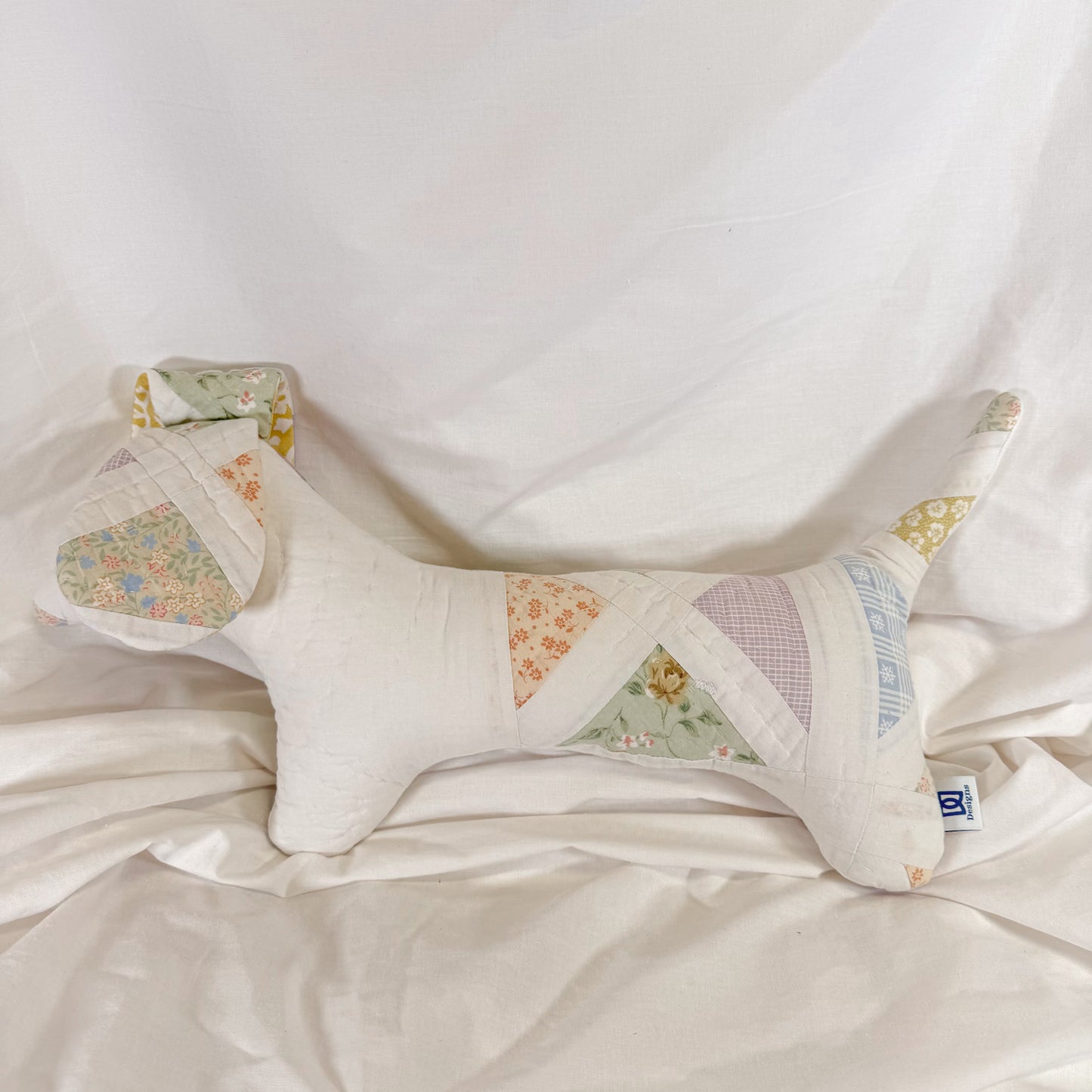 Quilted Dachshund Pillow