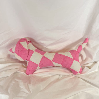 Quilted Dachshund Pillow