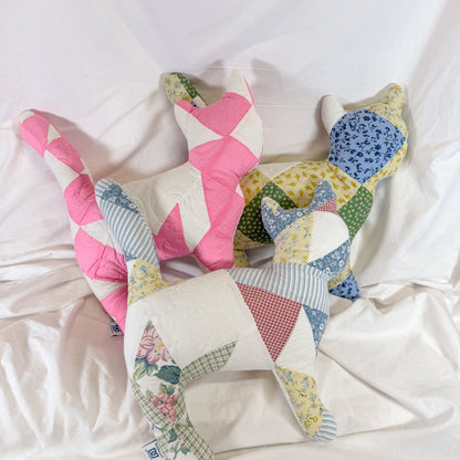 Quilted Cat Pillow