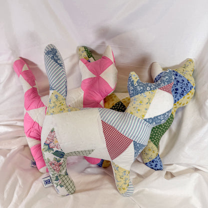 Quilted Cat Pillow