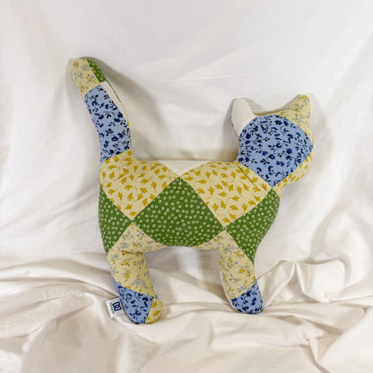Quilted Cat Pillow