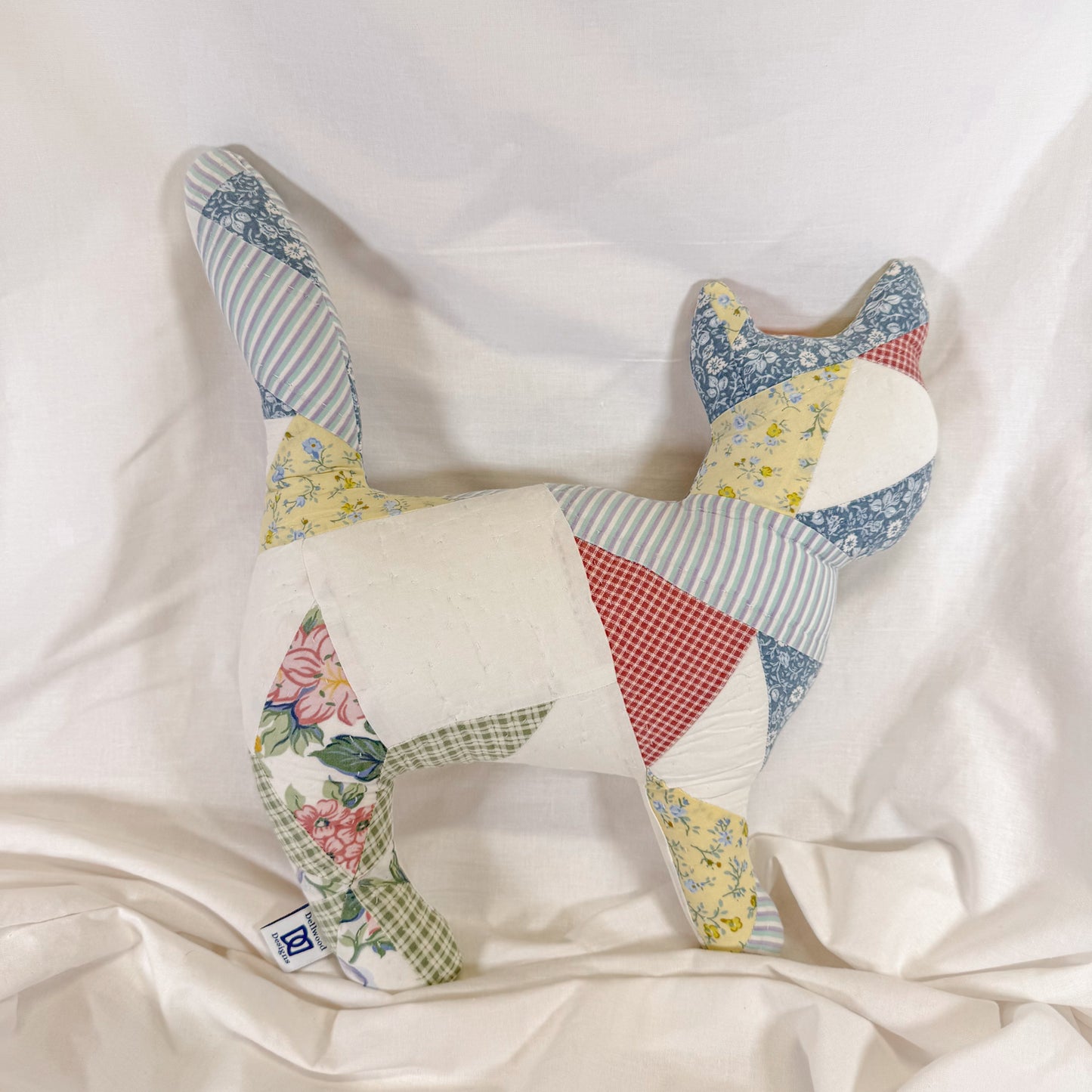 Quilted Cat Pillow