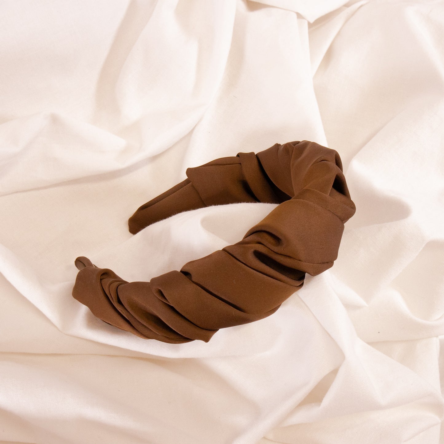 Satin Ruffle Headband