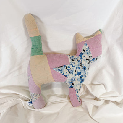 Quilted Cat Pillow