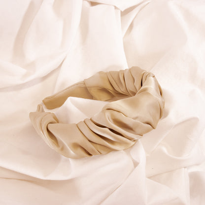 Satin Ruffle Headband