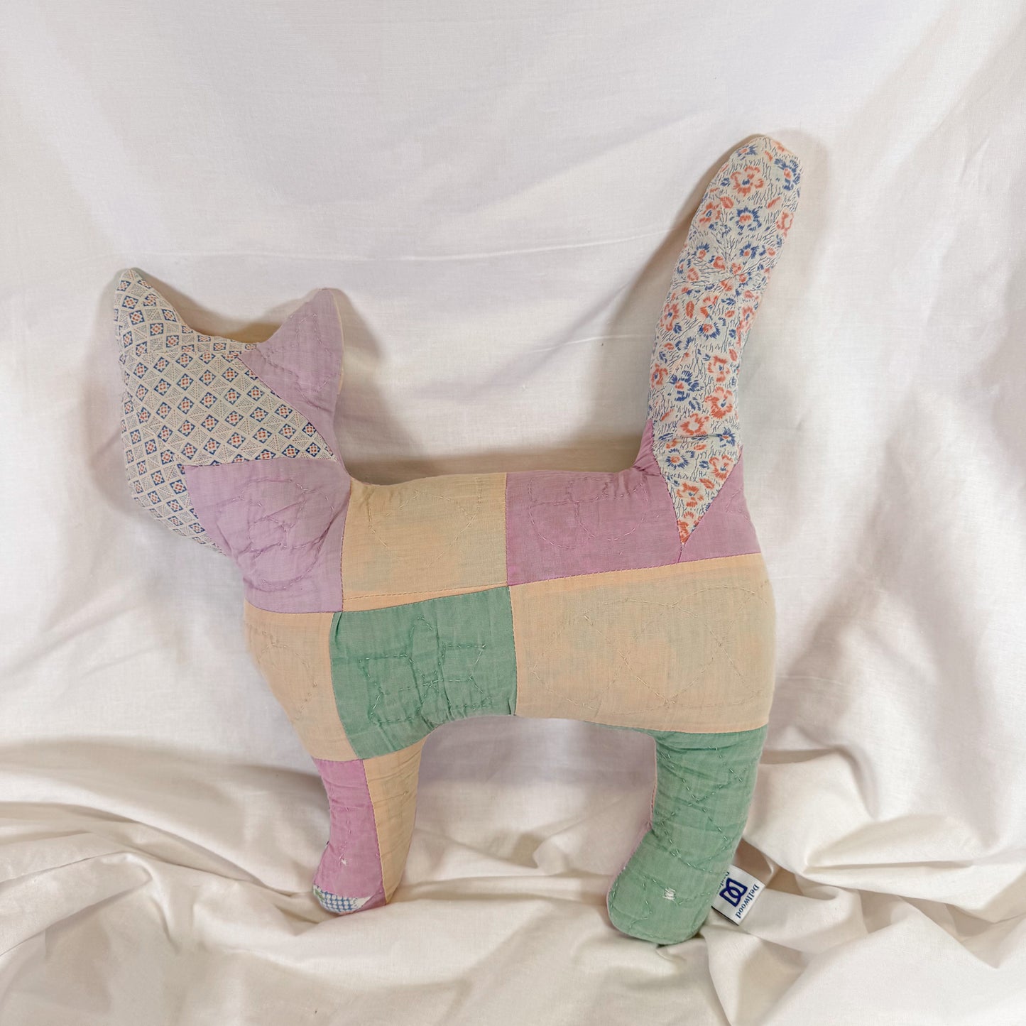 Quilted Cat Pillow