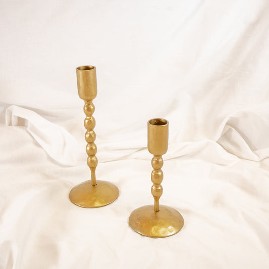 Antique Bubble Candle Holder