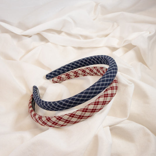 Skinny Plaid Headband