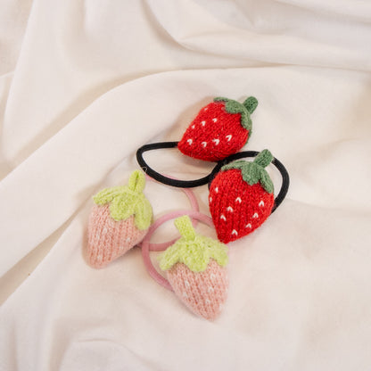 Strawberry Hair Tie Set