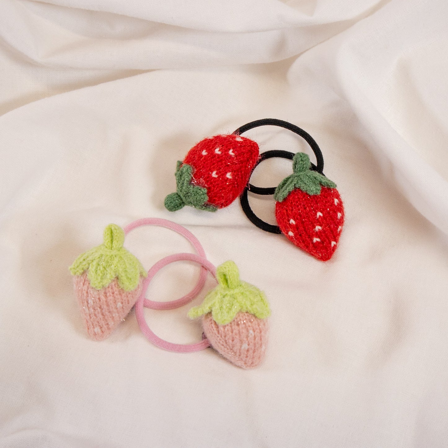 Strawberry Hair Tie Set