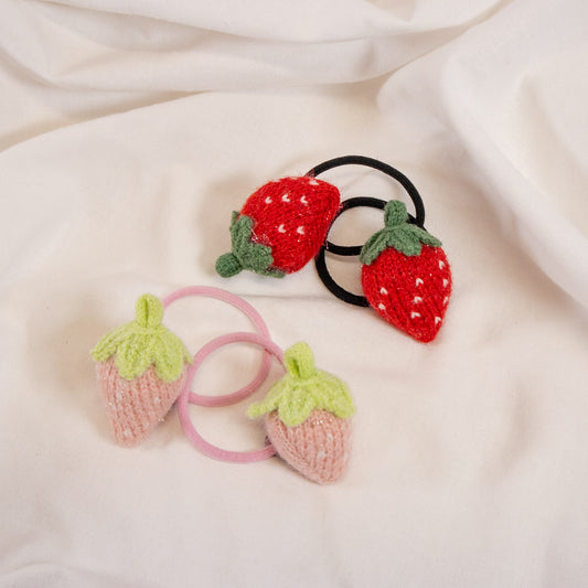 Strawberry Hair Tie Set
