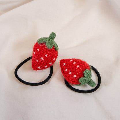 Strawberry Hair Tie Set