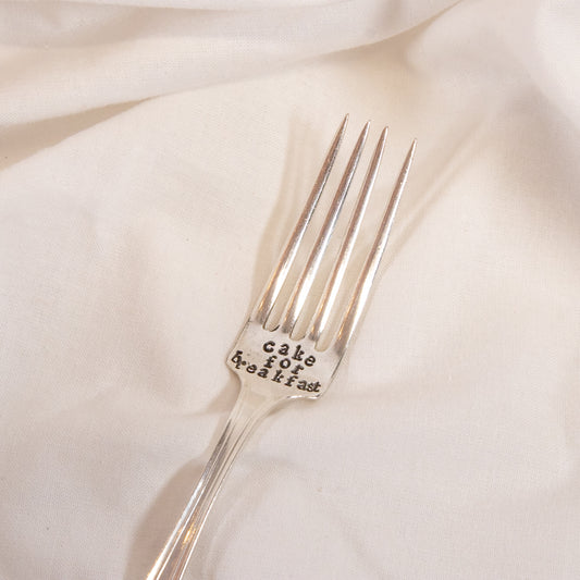 Cake For Breakfast Fork