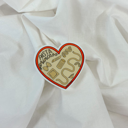 Pasta Princess Vinyl Sticker