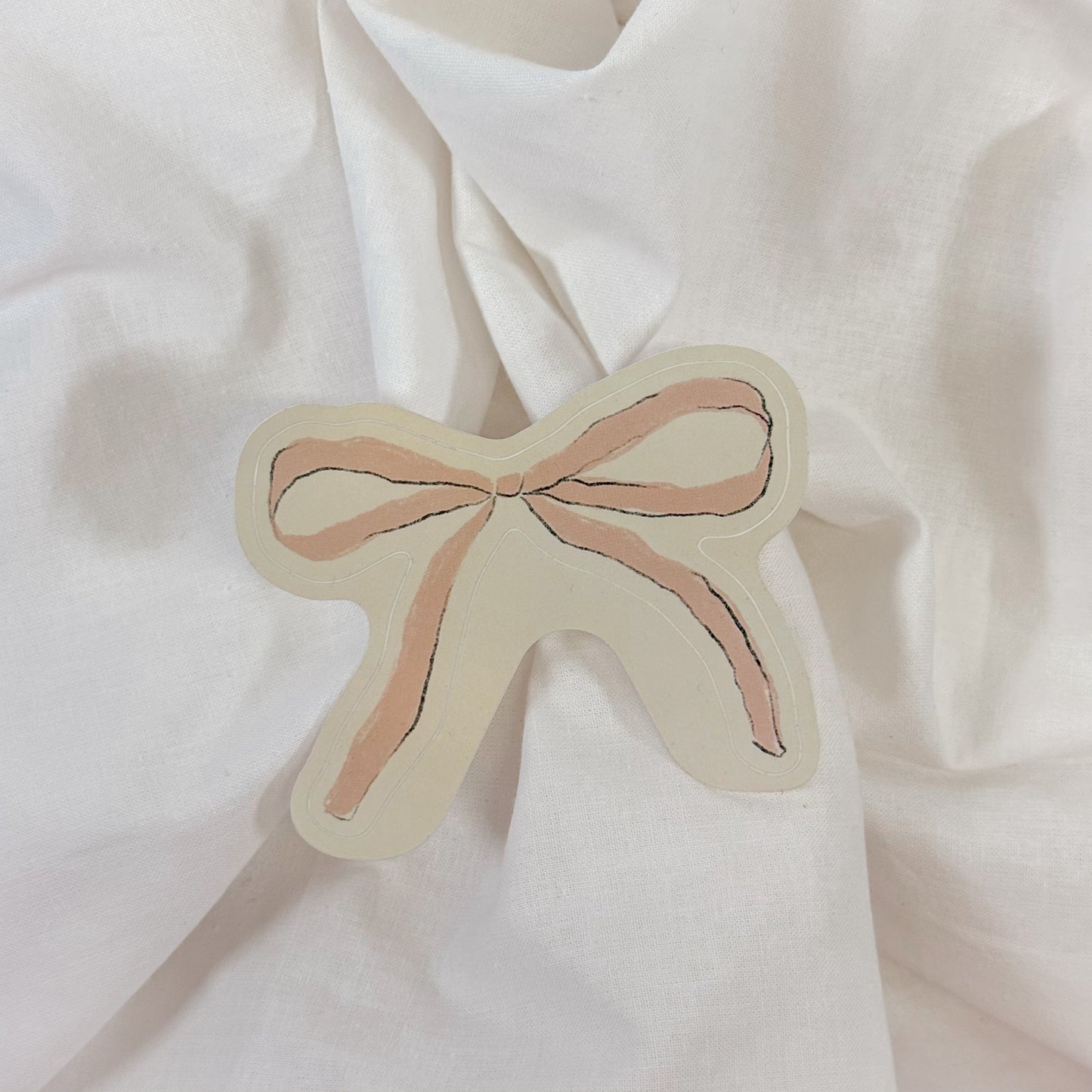 Pink Bow Sticker