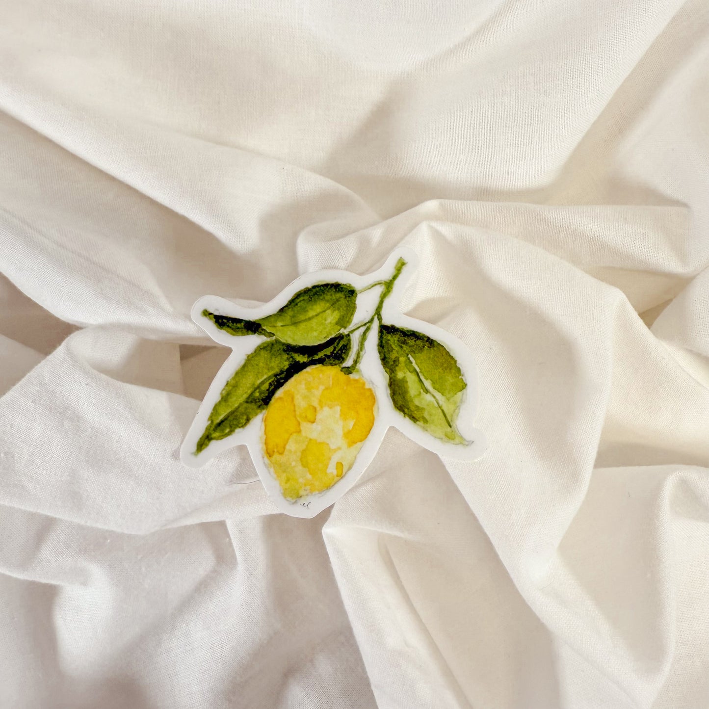 Lemon Leaf Vinyl Sticker