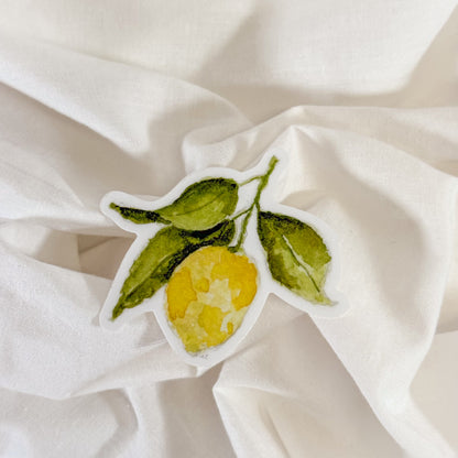 Lemon Leaf Vinyl Sticker