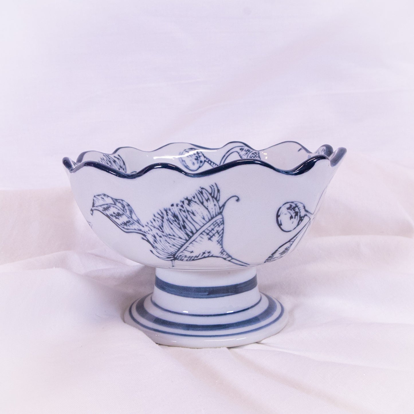 Floral Footed Mini Bowl
