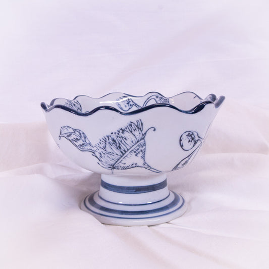 Floral Footed Mini Bowl