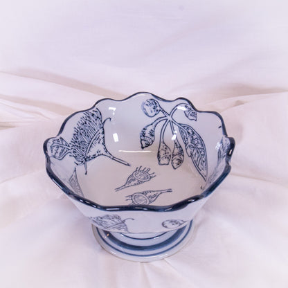 Floral Footed Mini Bowl