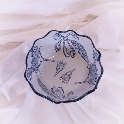 Floral Footed Mini Bowl