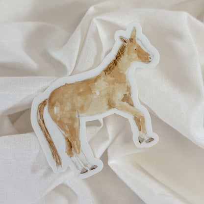 Watercolor Horse Vinyl Sticker