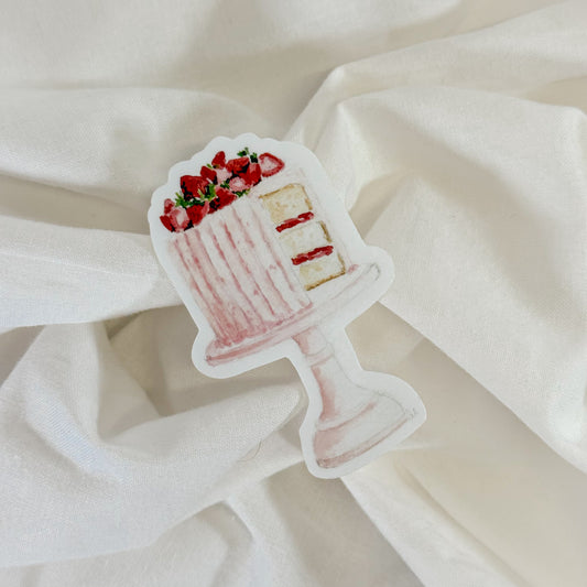 Berry Cake Vinyl Sticker