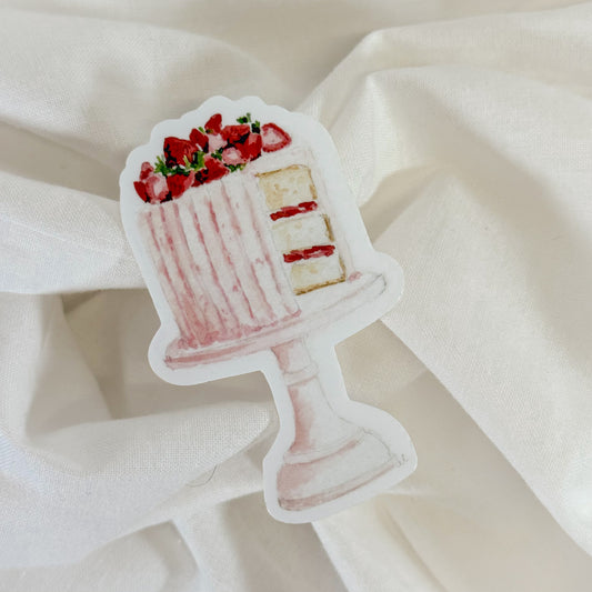 Berry Cake Vinyl Sticker