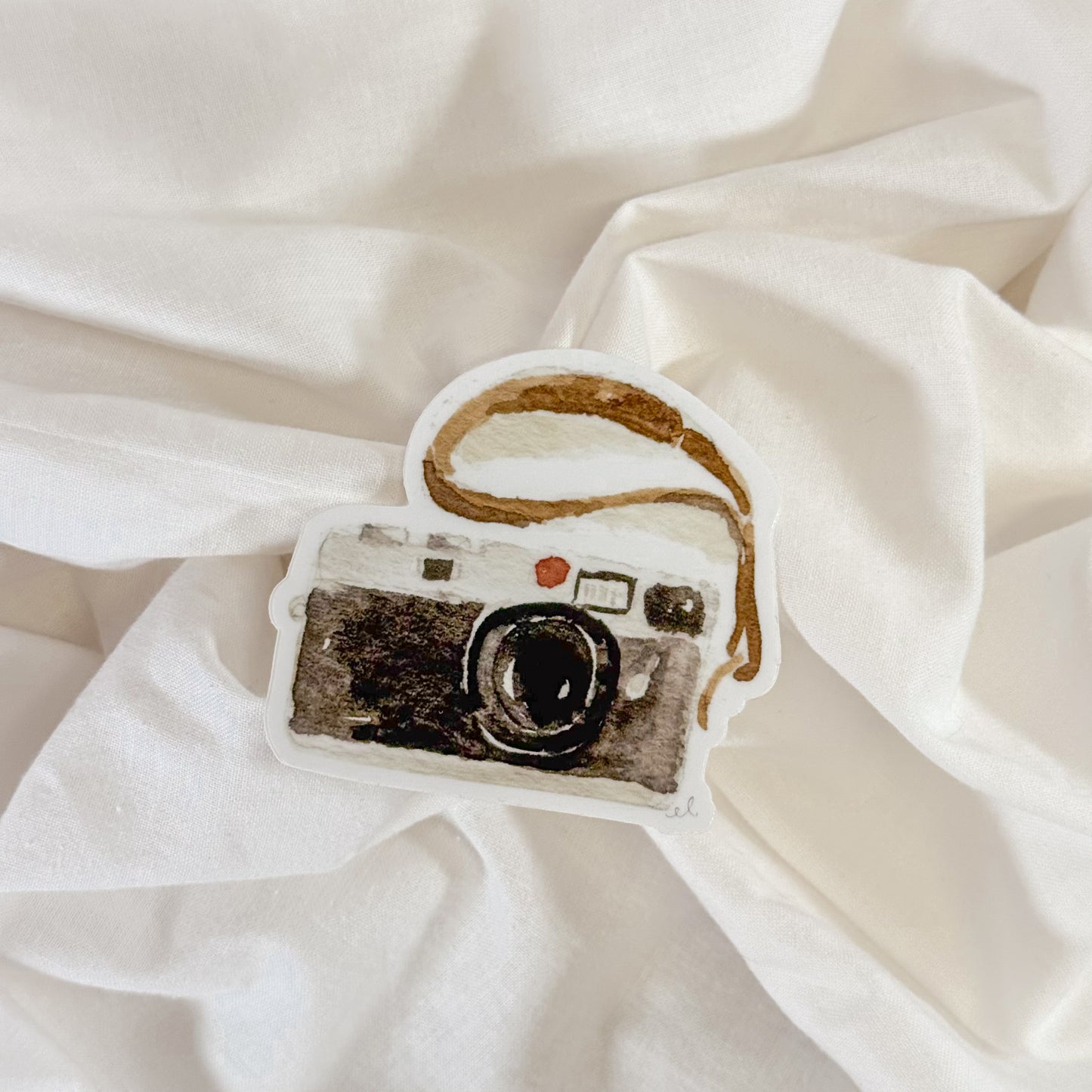 Vintage Camera Vinyl Sticker