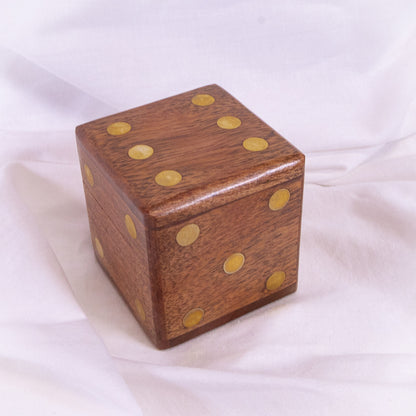 Wooden Dice Box