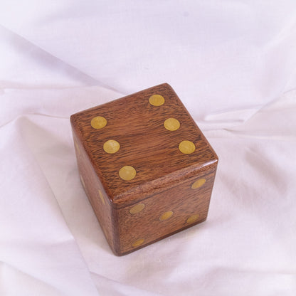 Wooden Dice Box