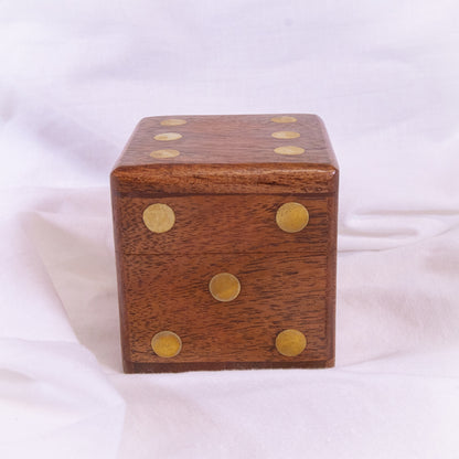 Wooden Dice Box