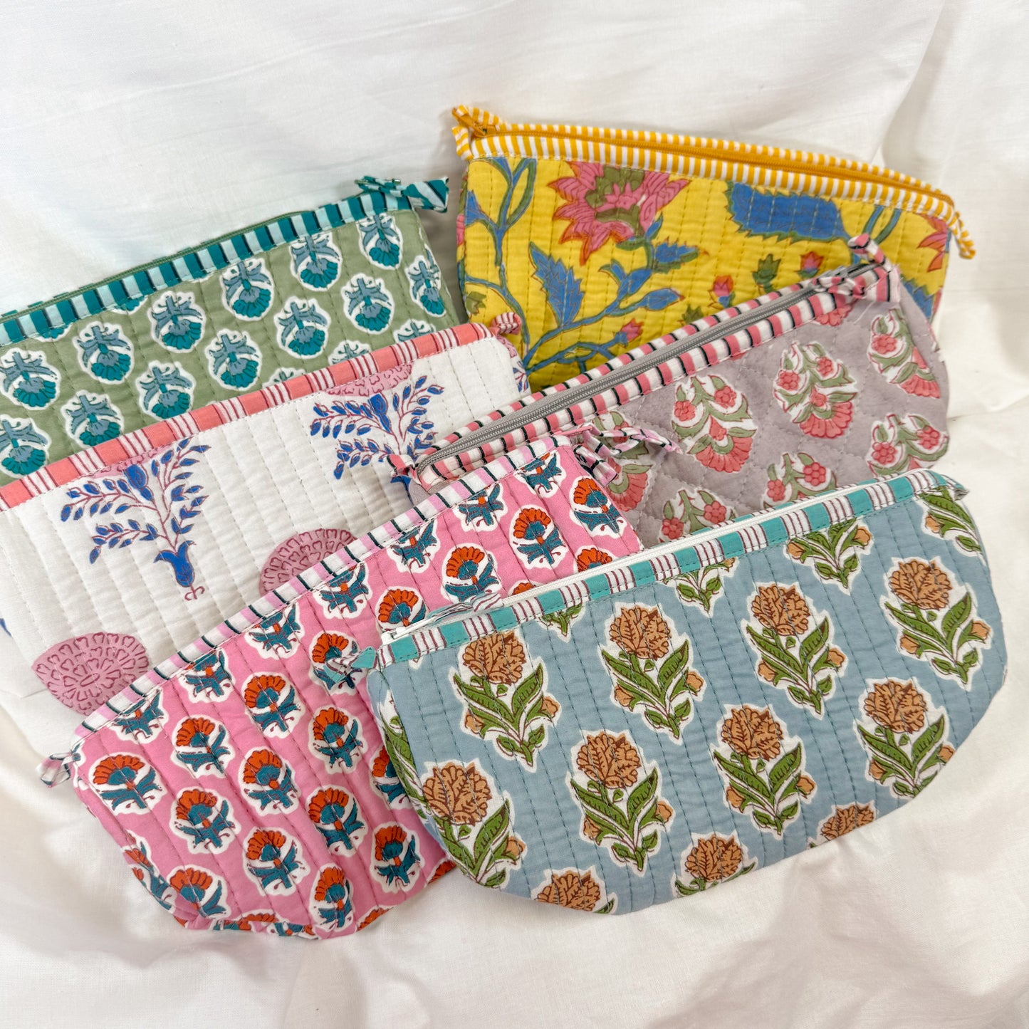 Block Print Pencil Pouch