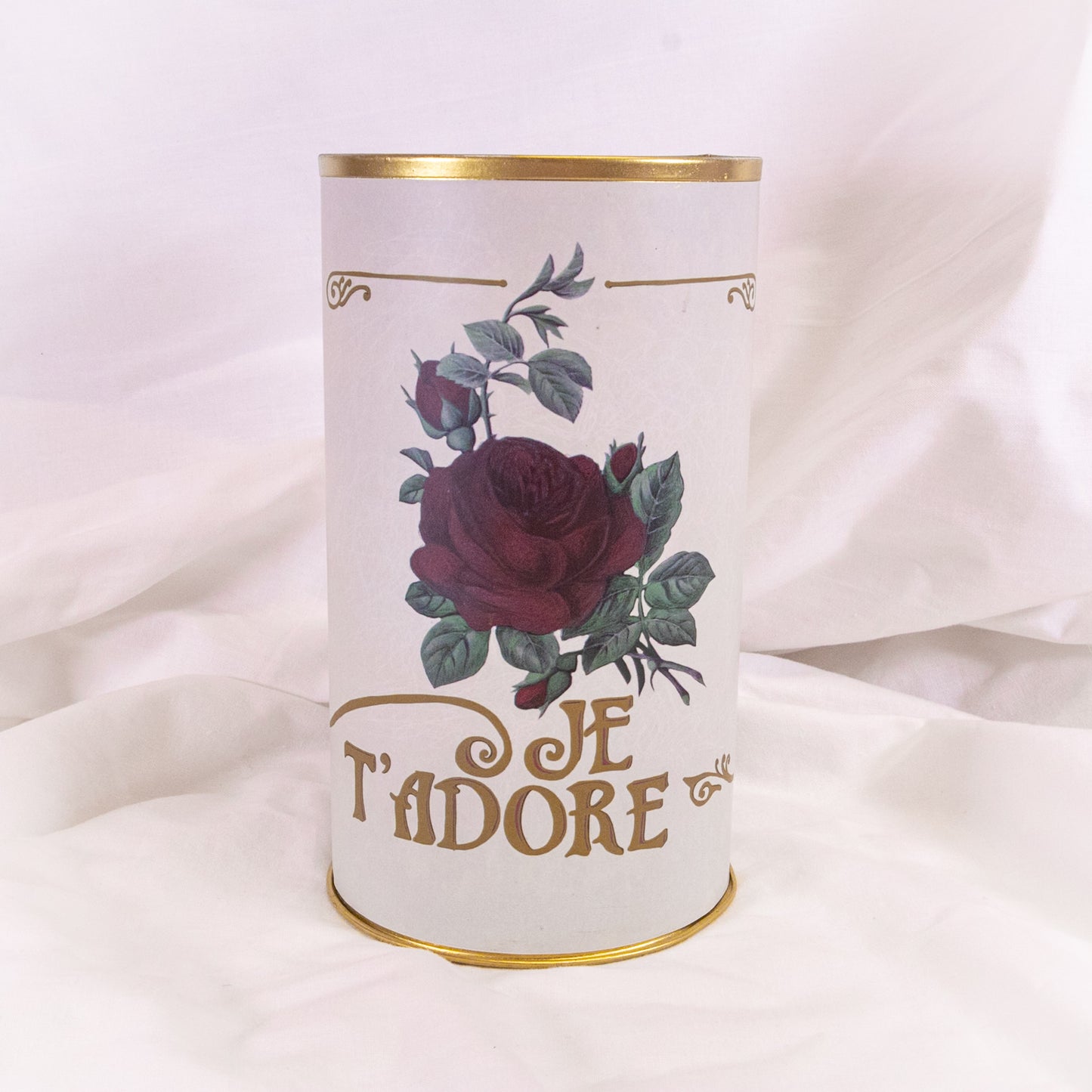 Vintage Love Brass Container