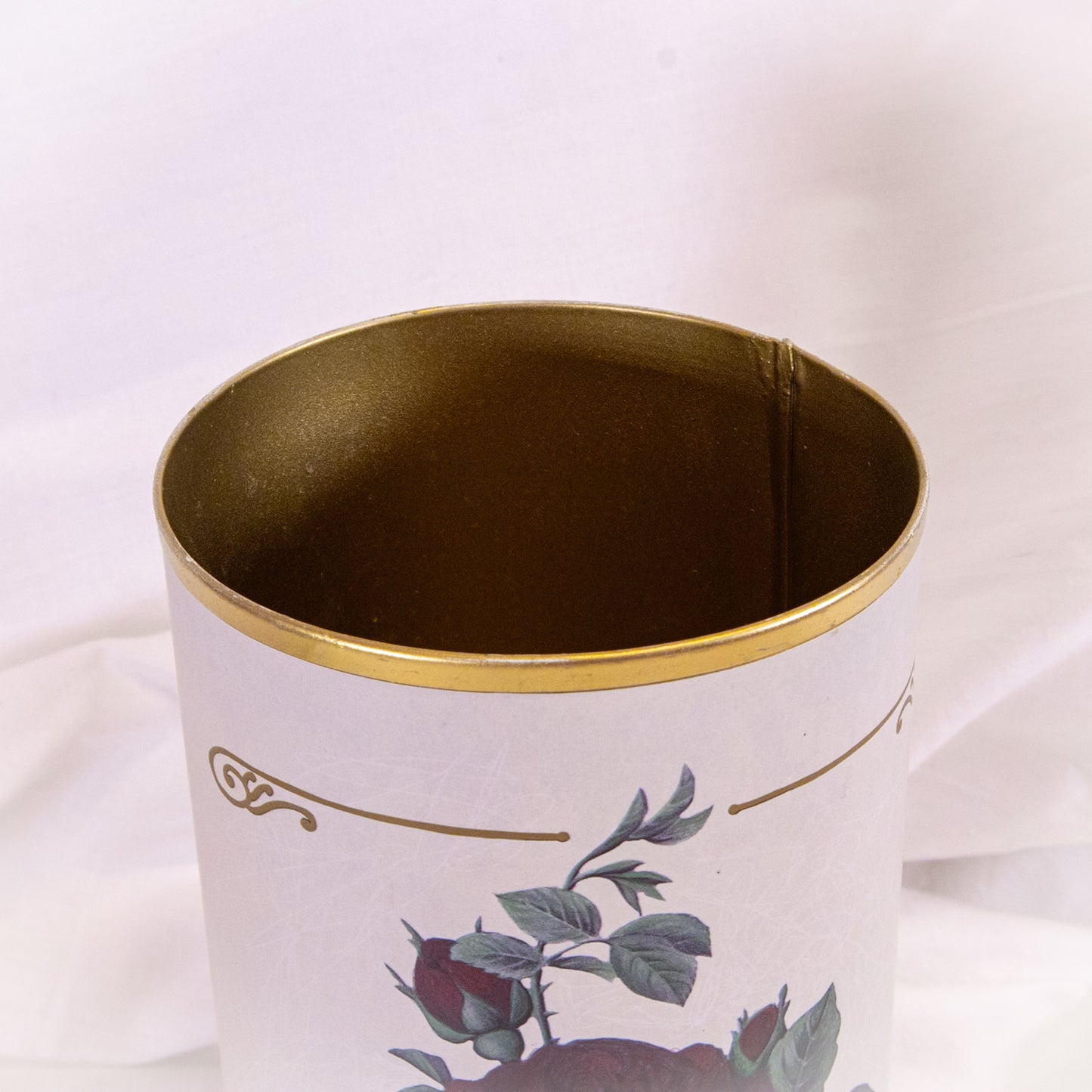 Vintage Love Brass Container