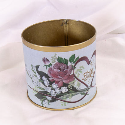 Vintage Love Brass Container