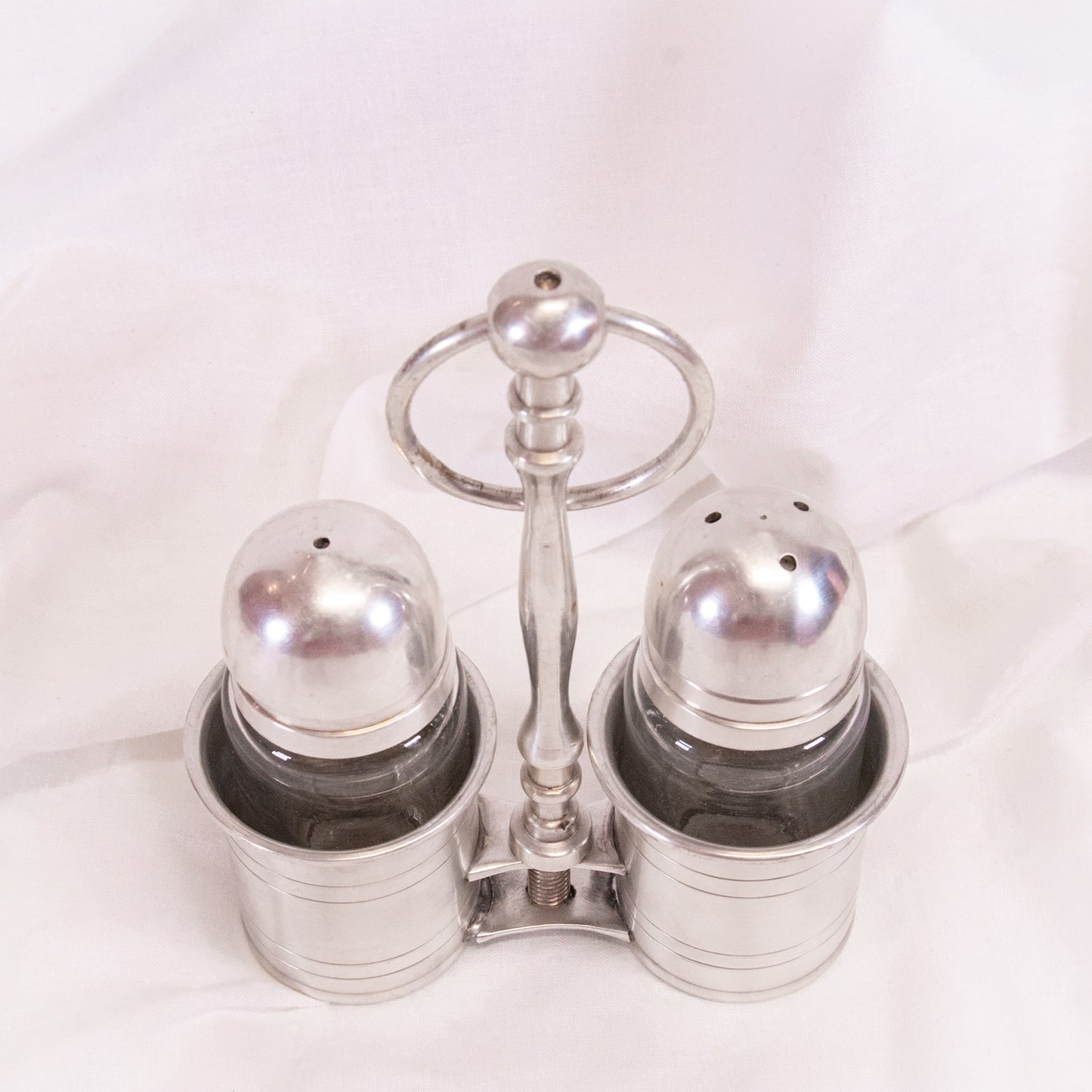 Vintage Silver Salt & Pepper Shakers