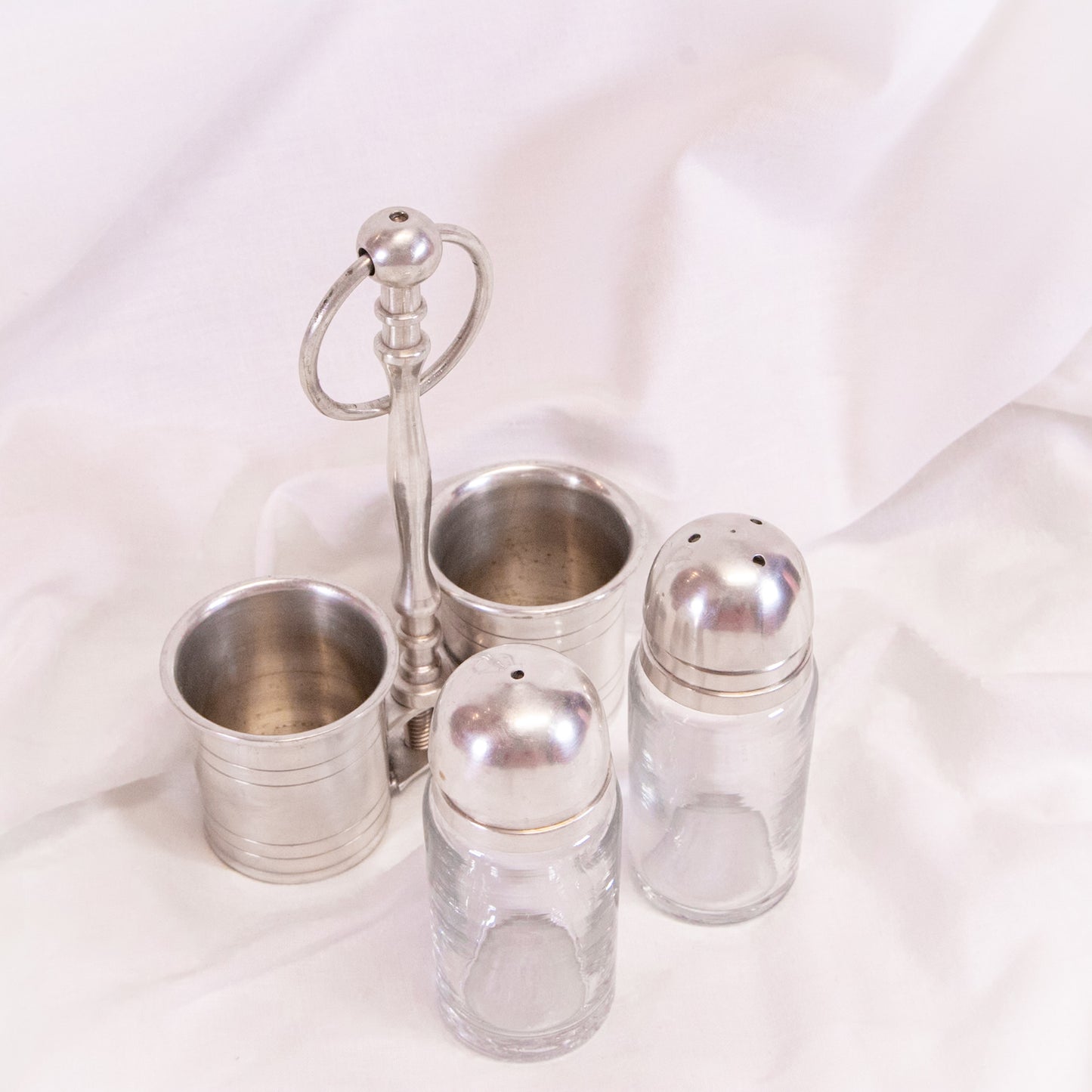 Vintage Silver Salt & Pepper Shakers