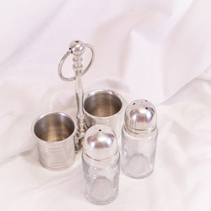 Vintage Silver Salt & Pepper Shakers