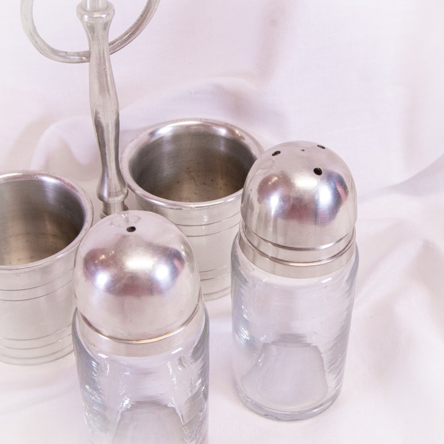 Vintage Silver Salt & Pepper Shakers