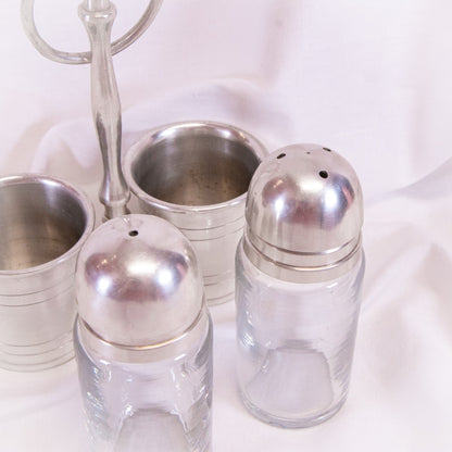 Vintage Silver Salt & Pepper Shakers