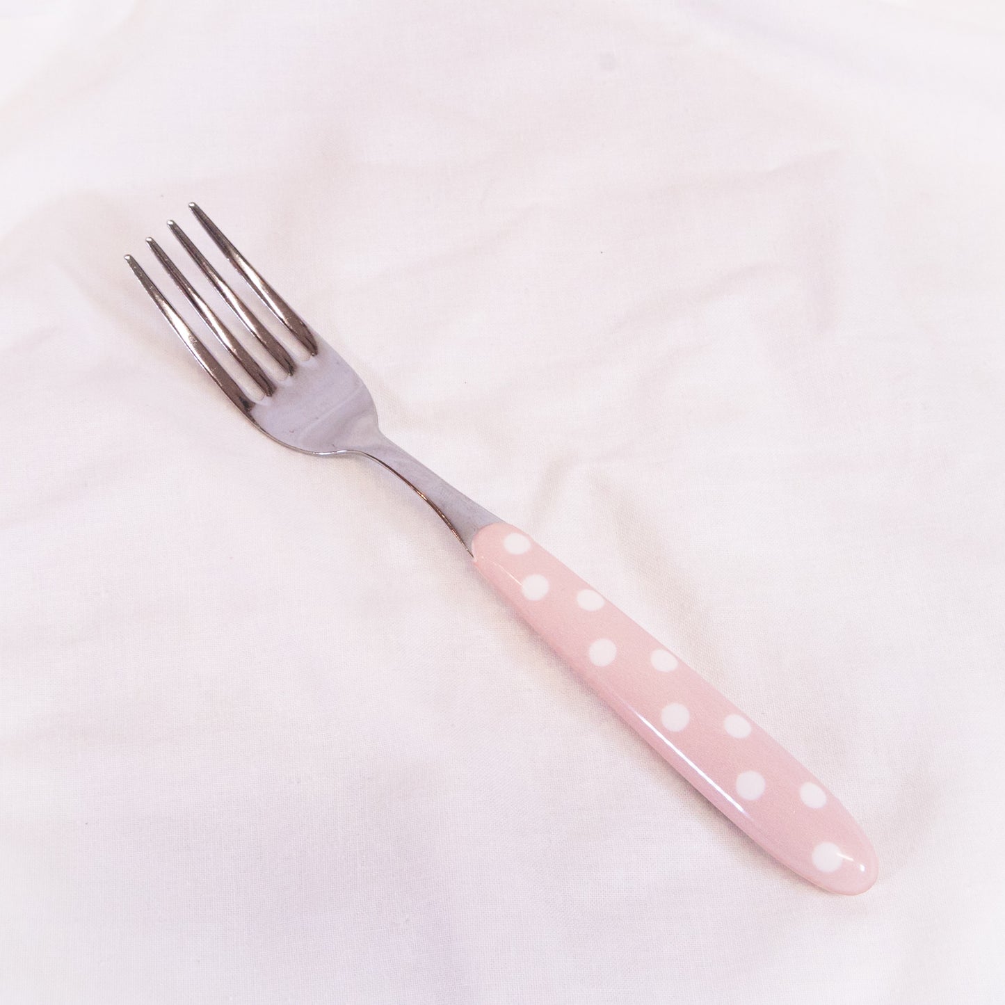 Pink Polka Dot Flatware