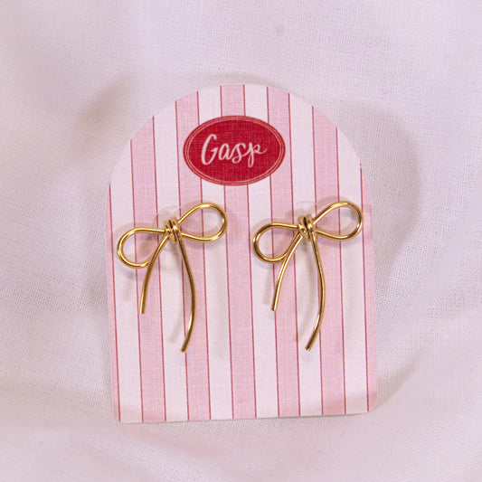 Wire Bow Earrings