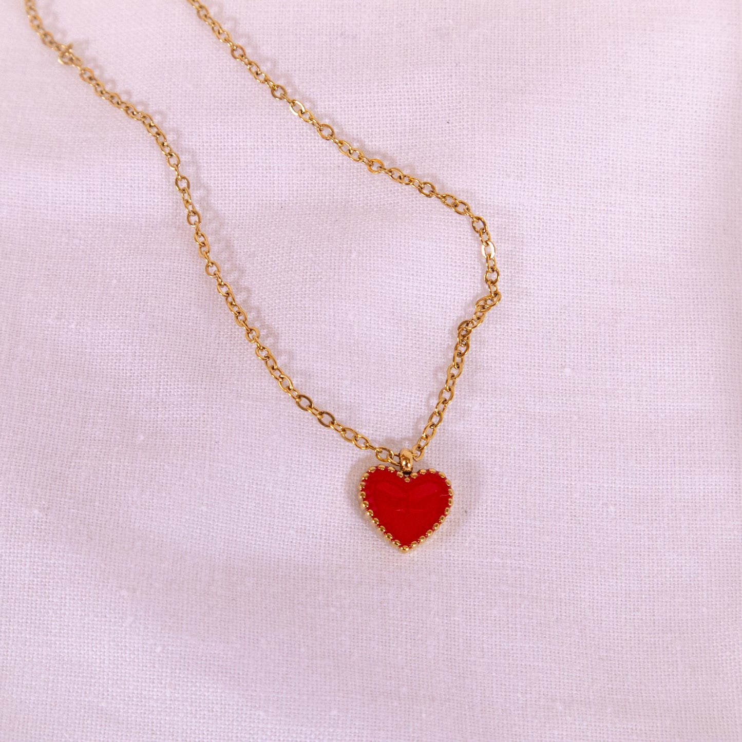 Red Heart Necklace