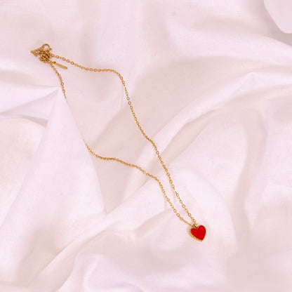 Red Heart Necklace