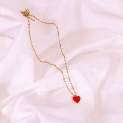 Red Heart Necklace