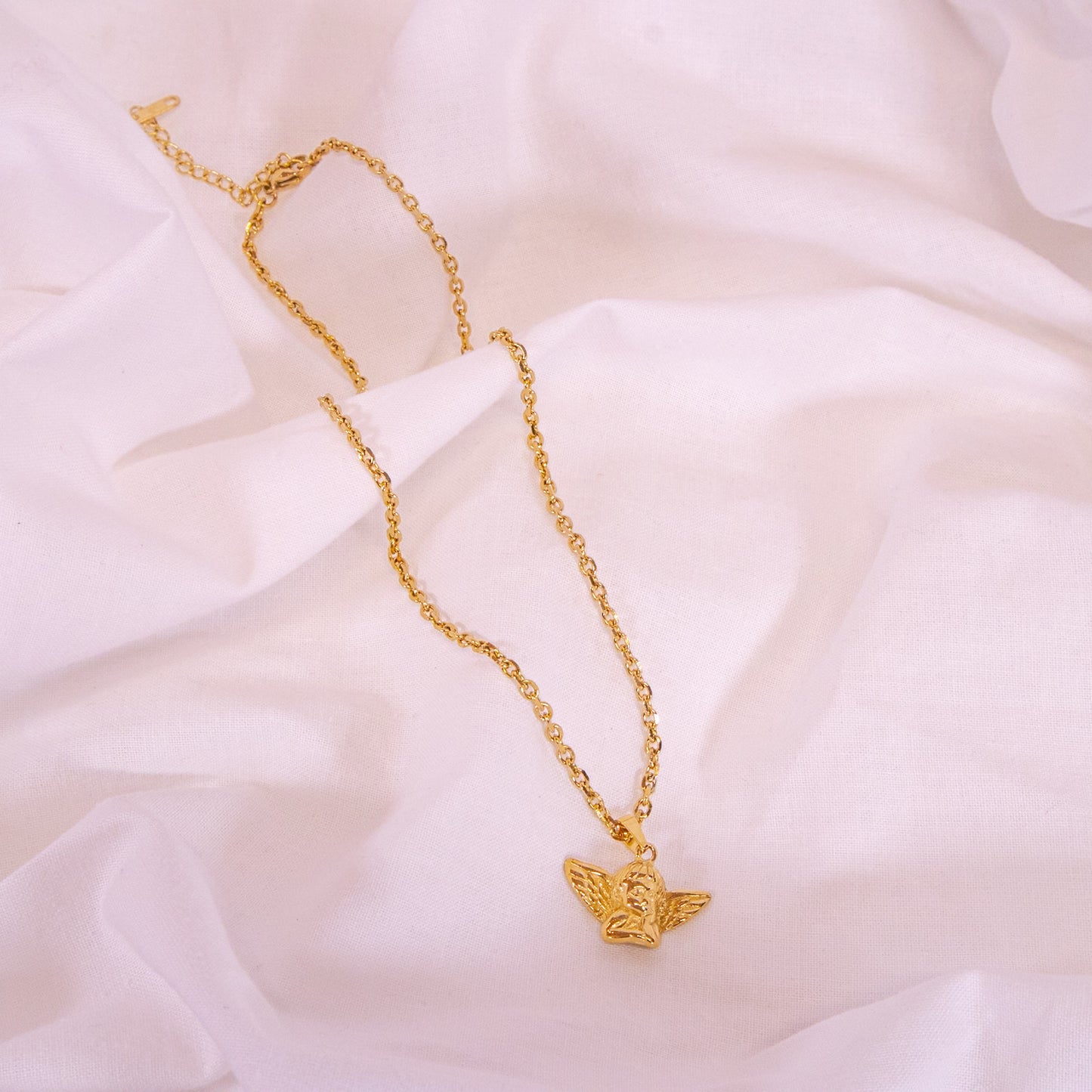 Golden Cherub Necklace