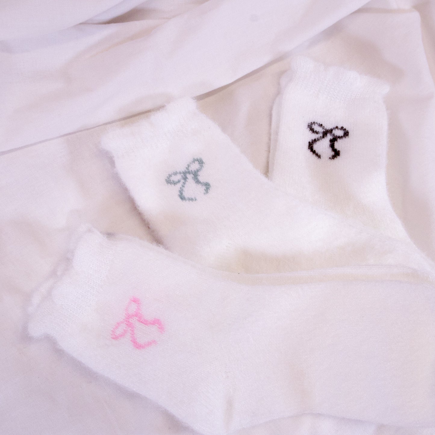 Bow Cozy Socks