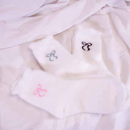 Bow Cozy Socks