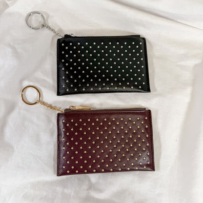 Studded Card Case Wallet